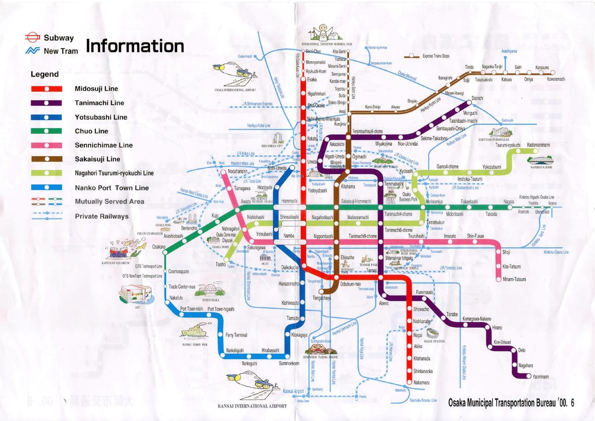mapa metra Hiroszima 